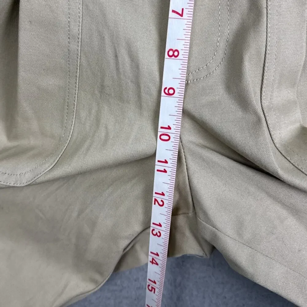 Parker Utility Pants High Rise Ankle Tie Natural Tan Tapered Leg SZ 0 Designer